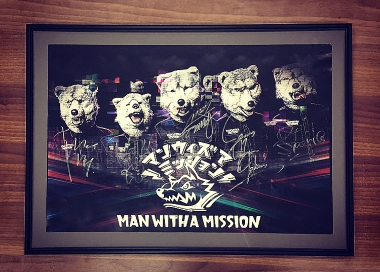 最大71%OFFクーポン MAN WITH Ａ MISSION サイン入り ポスター